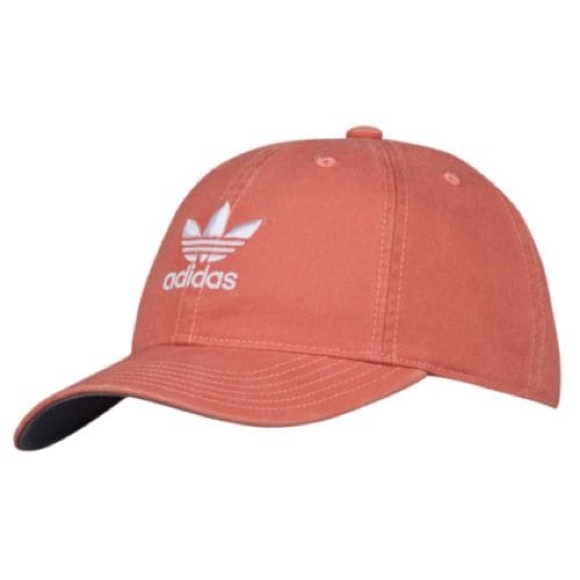 Coralsalmonpeach Adidas Strapback Hat 